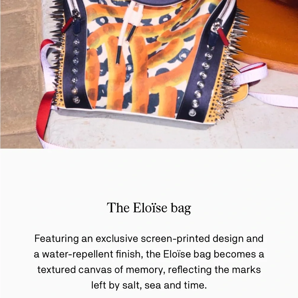 New Christian Louboutin Large Multicolor Spiked Backpack $5000